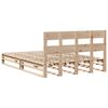 vidaXL Cadre de lit sans matelas 135x190 cm bois de pin massif