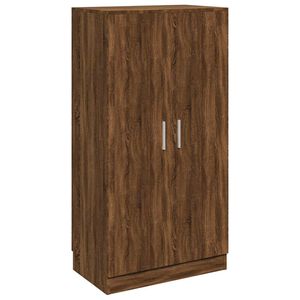 vidaXL Armoire &agrave; chaussures Ch&ecirc;ne marron 55x35x108cm Bois d'ing&eacute;nierie