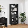 vidaXL Haut Armoire 2 pcs Ch&ecirc;ne noir Bois d'ing&eacute;nierie