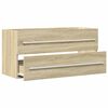 vidaXL Armoire d'évier Chêne sonoma 100x38,5x48 cm Aggloméré