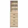 vidaXL Haut Armoire Chêne sonoma 40 x 41 x 135 cm Bois d'ingénierie