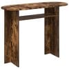 vidaXL Table console Ch&ecirc;ne fum&eacute; 100 x 39,5 x 75 cm Bois d'ing&eacute;nierie