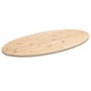 vidaXL Dessus de table 110x55x2,5 cm bois de pin massif ovale