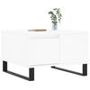 vidaXL Table basse blanc 55x55x36,5 cm bois d'ingénierie