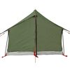 vidaXL Tente de camping 2 personnes vert olive imperm&eacute;able