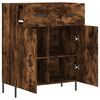vidaXL Buffet ch&ecirc;ne fum&eacute; 69,5x34x90 cm bois d'ing&eacute;nierie