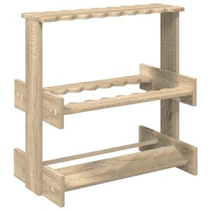 vidaXL Support de queue de billard Bois d'ing&eacute;nierie 60 x 35 x 60 cm