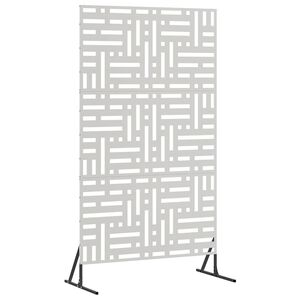 vidaXL &Eacute;cran de confidentialit&eacute; 100 x 50 x 180 cm Acier inoxydable