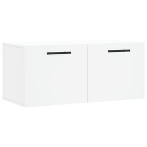 vidaXL Armoire murale blanc 80x36,5x35 cm bois d'ing&eacute;nierie