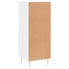 vidaXL Buffet Blanc brillant 34,5x34x90 cm Bois d'ingénierie