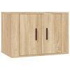 vidaXL Ensemble de meubles TV 2 pcs chêne sonoma bois d'ingénierie