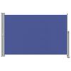 vidaXL Auvent lat&eacute;ral r&eacute;tractable de patio 160x300 cm Bleu