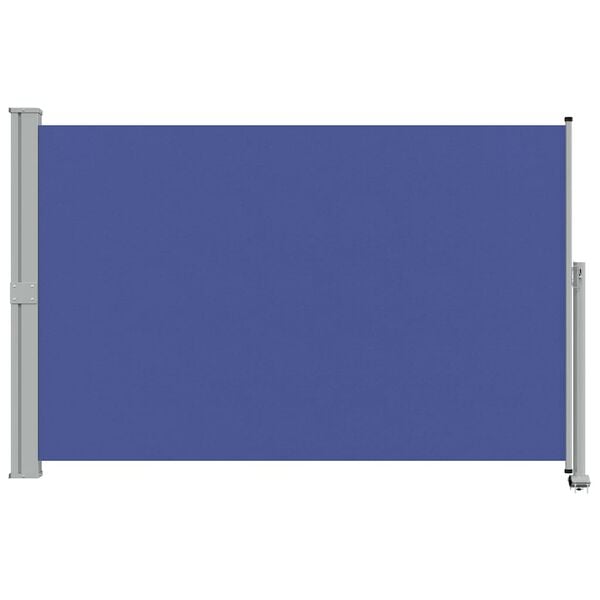 vidaXL Auvent lat&eacute;ral r&eacute;tractable de patio 160x300 cm Bleu