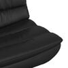 vidaXL Chaise pivotante Noir 63 x 75 x 76 cm PU