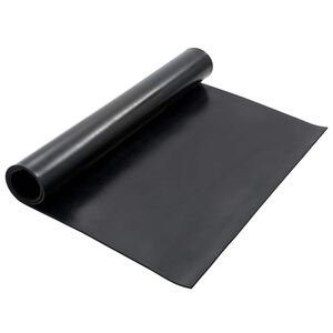 vidaXL Tapis de sol Noir 1,2 x 2 m Caoutchouc