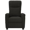 vidaXL Fauteuil électrique de massage Noir Tissu