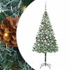 vidaXL Sapin de No&euml;l artificiel avec 300 LED Vert 180 cm PVC et Acier