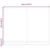 vidaXL Auvent Orange et marron 350 x 250 x 165 cm