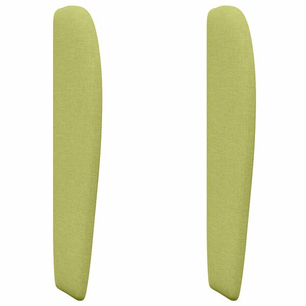 vidaXL Oreille de t&ecirc;te de lit Vert 80 x 23 x 6 cm tissu