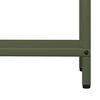 vidaXL Portant de bois chauffage vert olive 60x25x60 cm