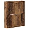 vidaXL Cabinet &agrave; chaussures mural EDE 71 x 17 x 86 cm Bois ancien