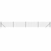 vidaXL Cl&ocirc;ture en treillis m&eacute;tallique et ancrage anthracite 0,8x10 m