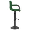 vidaXL Tabourets de bar lot de 2 vert fonc&eacute; velours