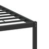 vidaXL Cadre de lit sans matelas ch&ecirc;ne fum&eacute; 140x200 cm bois ing&eacute;nierie