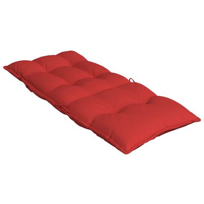 vidaXL Coussins de chaise à dossier haut lot de 6 rouge tissu oxford