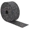 vidaXL Rouleau de granulat en caoutchouc Noir 500 x 12 x 0,6 cm