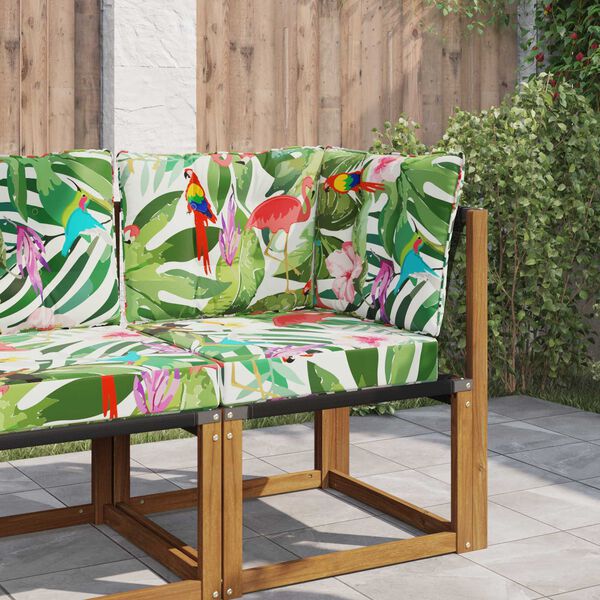 vidaXL Coussin de canap&eacute; d'ext&eacute;rieur 3 pcs color&eacute; Polyester