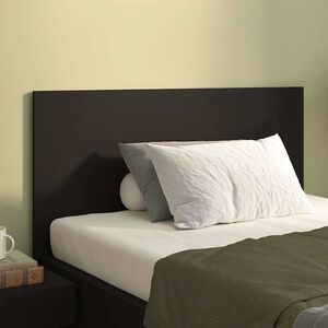 vidaXL T&ecirc;te de lit Noir 120x1,5x80 cm Bois d'ing&eacute;nierie