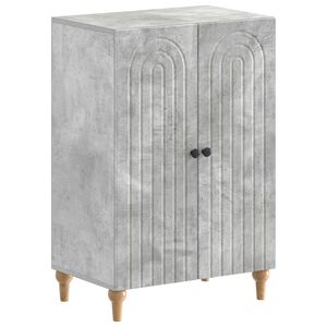 vidaXL Cabinet &agrave; chaussures ALKMAAR 59,5 x 39,5 x 90 cm Gris b&eacute;ton