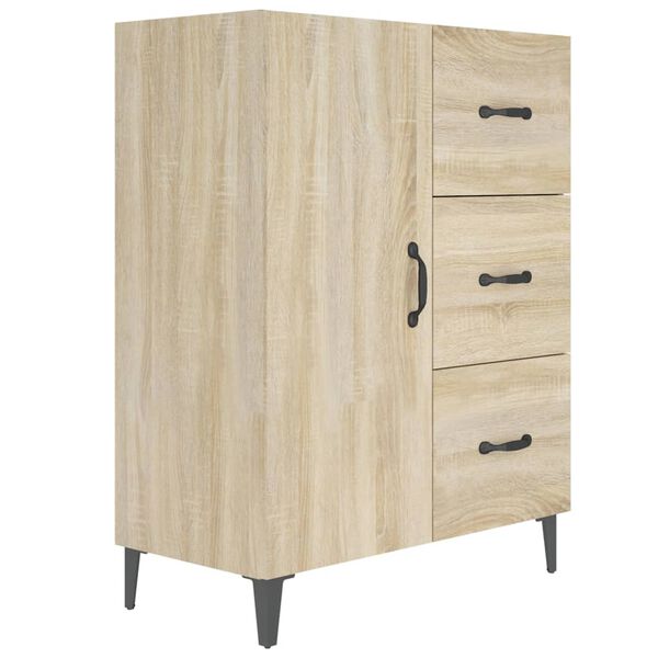 vidaXL Buffet chêne sonoma 69,5x34x90 cm bois d'ingénierie