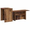vidaXL Table console Bois ancien 91,5 x 35 x 38,5 cm Bois d'ing&eacute;nierie