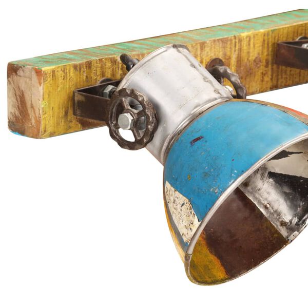 vidaXL Applique murale industrielle Multicolore 90x25 cm E27