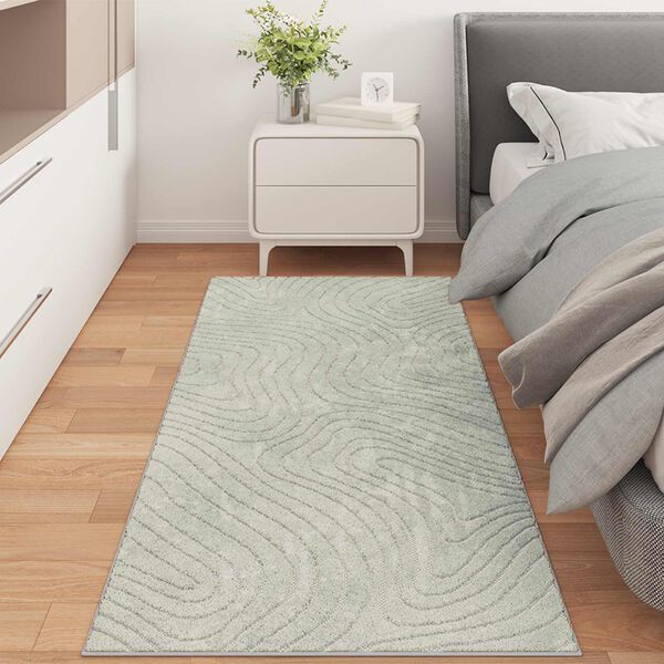 vidaXL Tapis de surface PALMERAS Vert 150 x 80 cm Polyester