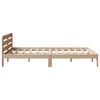 vidaXL Cadre de lit sans matelas 120x190 cm bois de pin massif