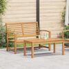 vidaXL Ensemble de canapé de jardin Naturel Bois de teck solide