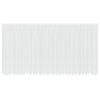 vidaXL Rideau en Dentelle Floral Blanc 245 x 750 cm Polyester
