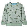 vidaXL Sweatshirt pour enfants m&eacute;lange kaki clair 92