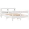 vidaXL Cadre de lit sans matelas blanc 150x200 cm bois de pin massif