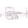 vidaXL Cadre de lit sans matelas 90x200 cm bois de pin massif