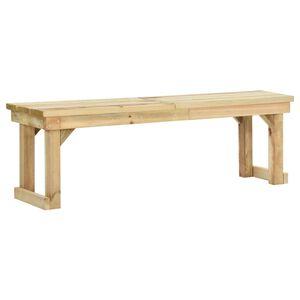 vidaXL Banc de jardin 140 cm Bois de pin impr&eacute;gn&eacute;
