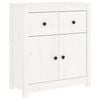 vidaXL Buffet blanc 70x35x80 cm bois massif de pin