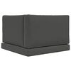 vidaXL Coussin de canap&eacute; d'ext&eacute;rieur 3 pcs Anthracite Polyester