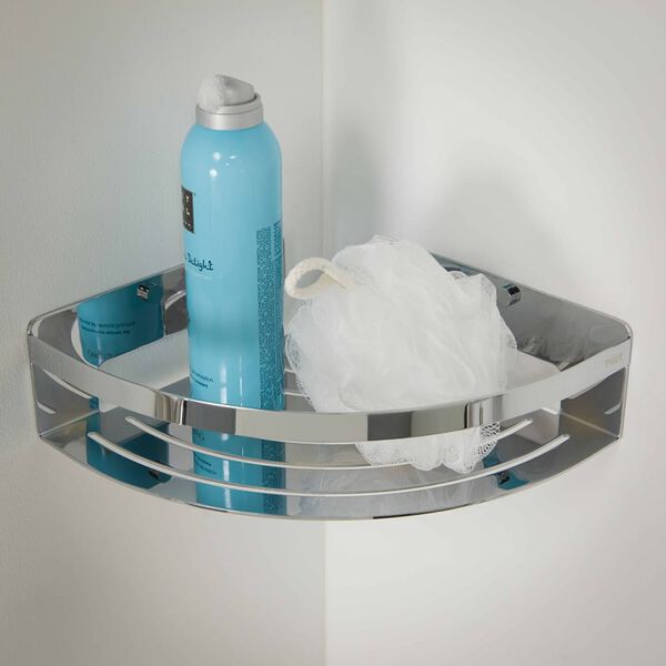 Tiger Panier d'angle de salle de bain Caddy Chrom&eacute; L 1400630346