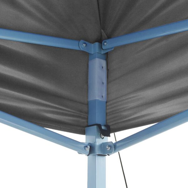 vidaXL Tente de réception pliable avec 2 parois 2x2 m Acier Anthracite