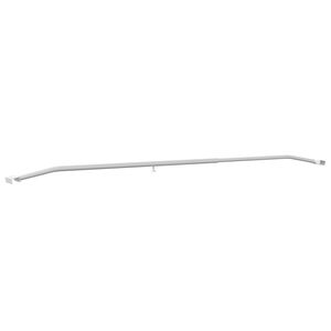 vidaXL Support de b&acirc;che pour remorques Argent&eacute; 136-218 cm