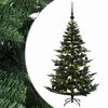 vidaXL Sapin de No&euml;l artificiel avec boules 120 cm 150 LED Blanc chaud